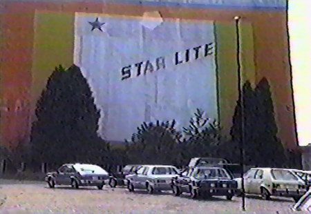 Starlite Drive-In Theatre - Screen From Darryl Burgess (newer photo)